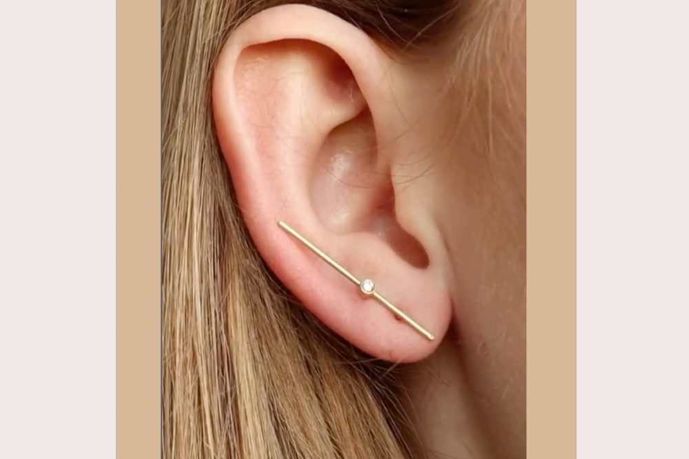 Guldørering med diamant - Billede 3